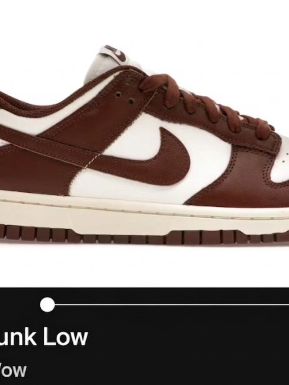 Nike Dunk Low "Cacao Wow / Sail" - Men's Size 11